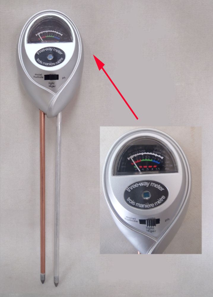 Hampton Bay Solar Ed Moisture Light And Ph Meter The Home Moisture Light And Ph Meter
