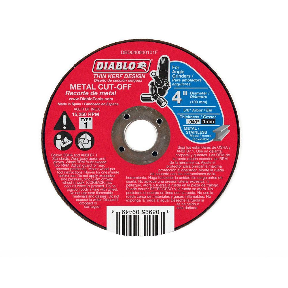Diablo Thin Kerf CutOff Disc The Home Depot Canada