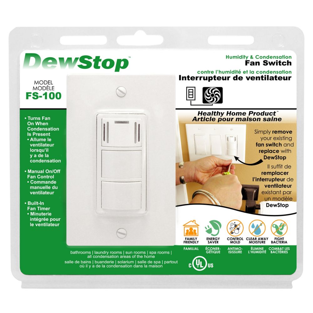 Dewstop Dew Stop, Humidity Sensing Fan Switch The Home Depot Canada