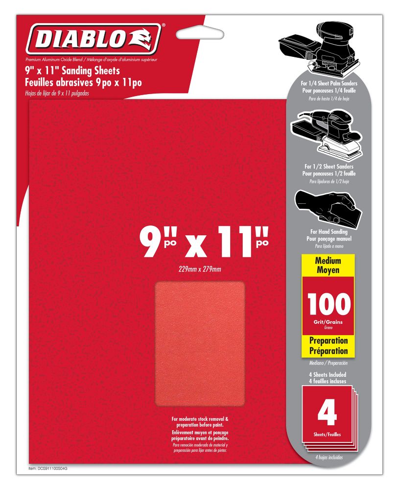 Shop Sandpaper Sheets at HomeDepot.ca | The Home Depot Canada