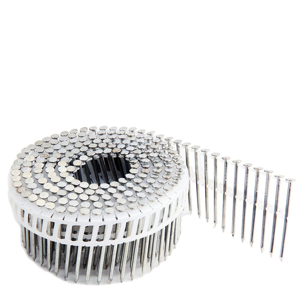 Freeman .92 Inch 2 Inch Coil Siding Nail Plastic Collated Smooth