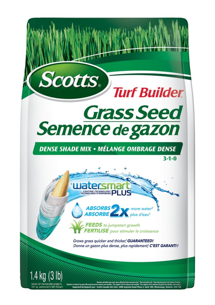 Scotts Turf Builder Coated Grass Seed Watersmart Dense ...