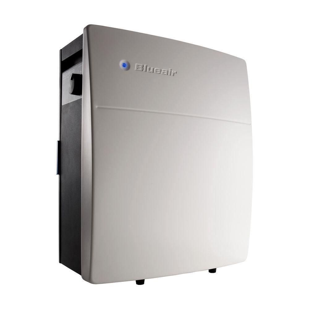 blue air purificator