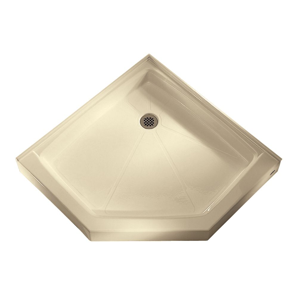 American Standard Neo Angle Shower Base, Integral Water Retention And