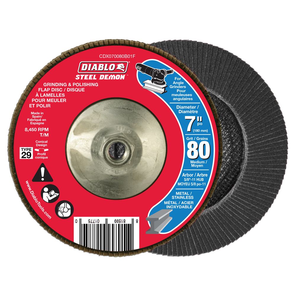 Bosch 4-1/2-in X-LOCK Flap Disc, Type 29, 80 Grit