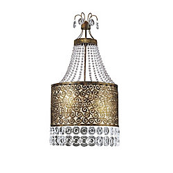 Caramel Collection 2-Light Ancient Bronze Wall Sconce