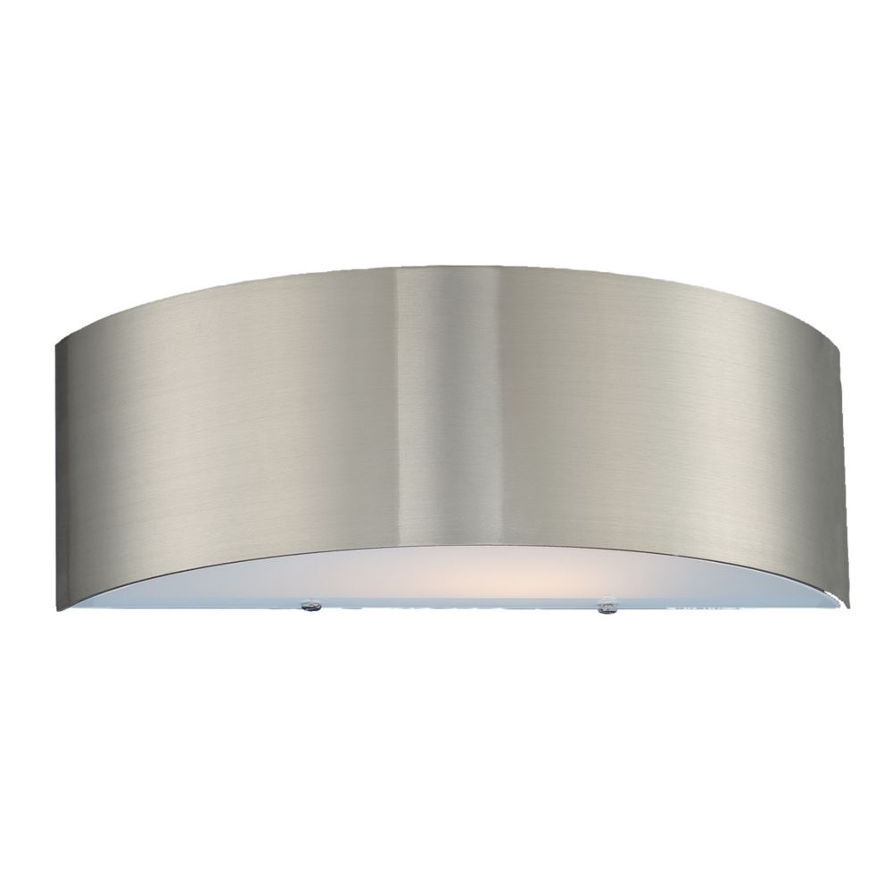 Hampton Bay 1-Light Wall Sconce with On/Off Switch, Brushed Nickel Hampton Bay Wall Sconce With Switch