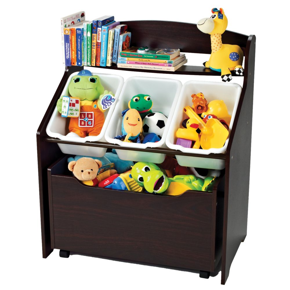 Tot Tutors Multi Storage Unit Espresso The Home Depot Canada