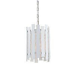 Nastro Collection 1 Light White Pendant