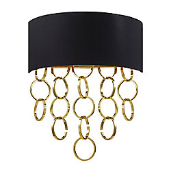 Novello Collection 2 Light Gold Wall Sconce