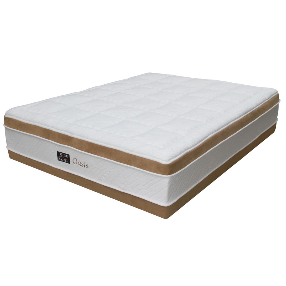 king memory foam mattress with coils