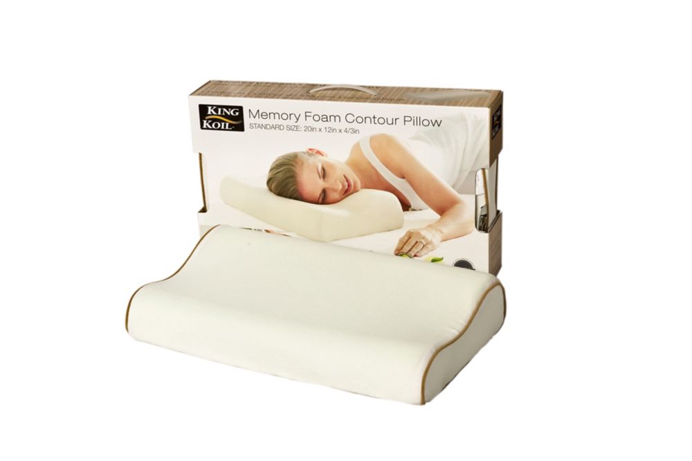 King Koil Ergonomic Molded Memory Foam Contour Pillow