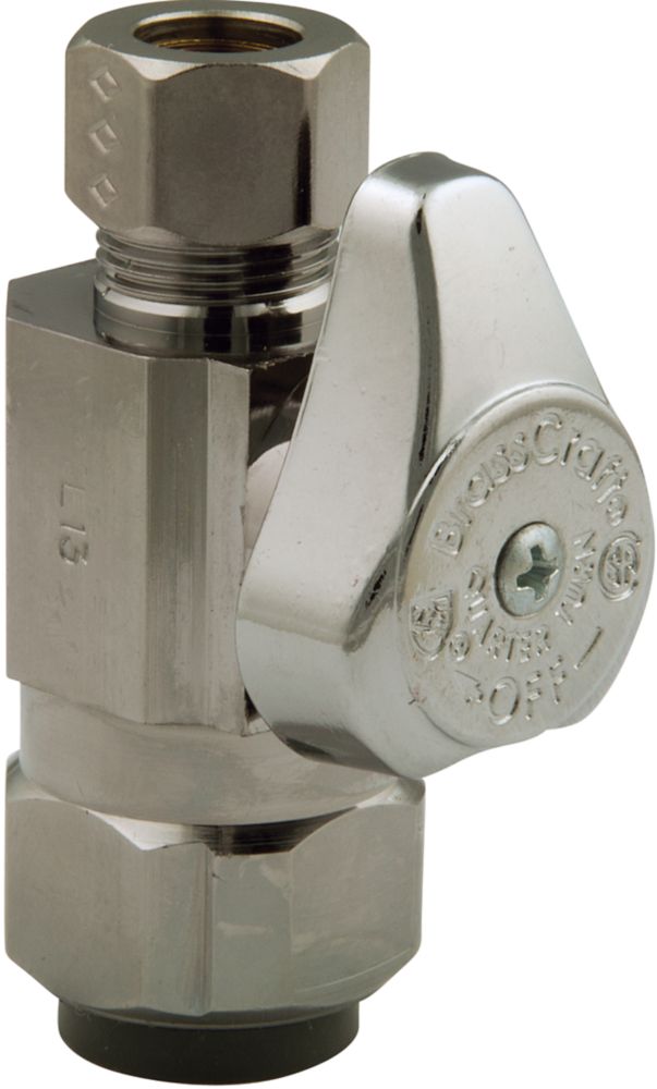 thumbnail image 2 of Brass 3/8 Female Compression X 1/4 Male Compression Adapter 2 of 12