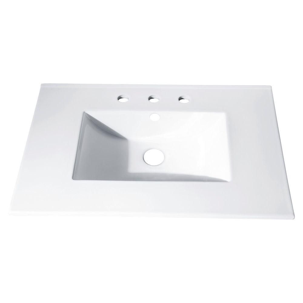 Bathroom Countertops Acrylic Granite More The Home Depot Canada Avanity 37 Inch X 22 Vitreous China Vanity Top