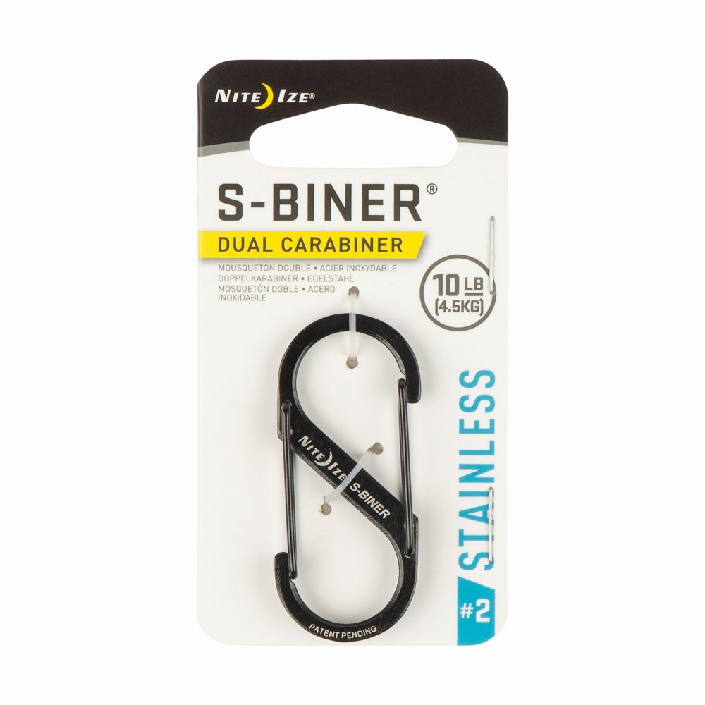 Nite Ize SBiner Stainless Steel Double Gated Carabiner 2 The Home