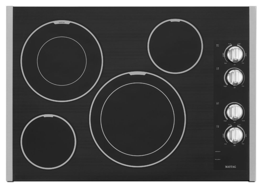 Electrolux 24 Inch Smooth Surface Electric Cooktop In Stainless Steel