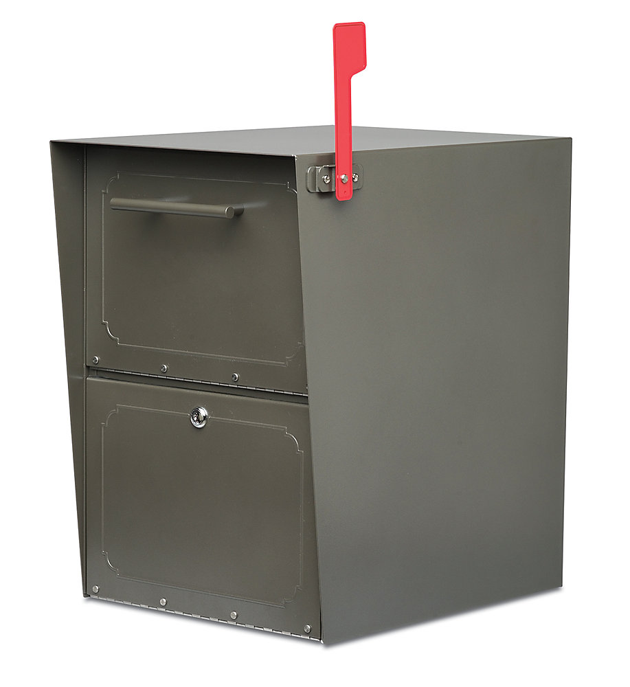 Architectural Mailboxes Bronze Oasis Locking Post Mount Mailbox | The ...