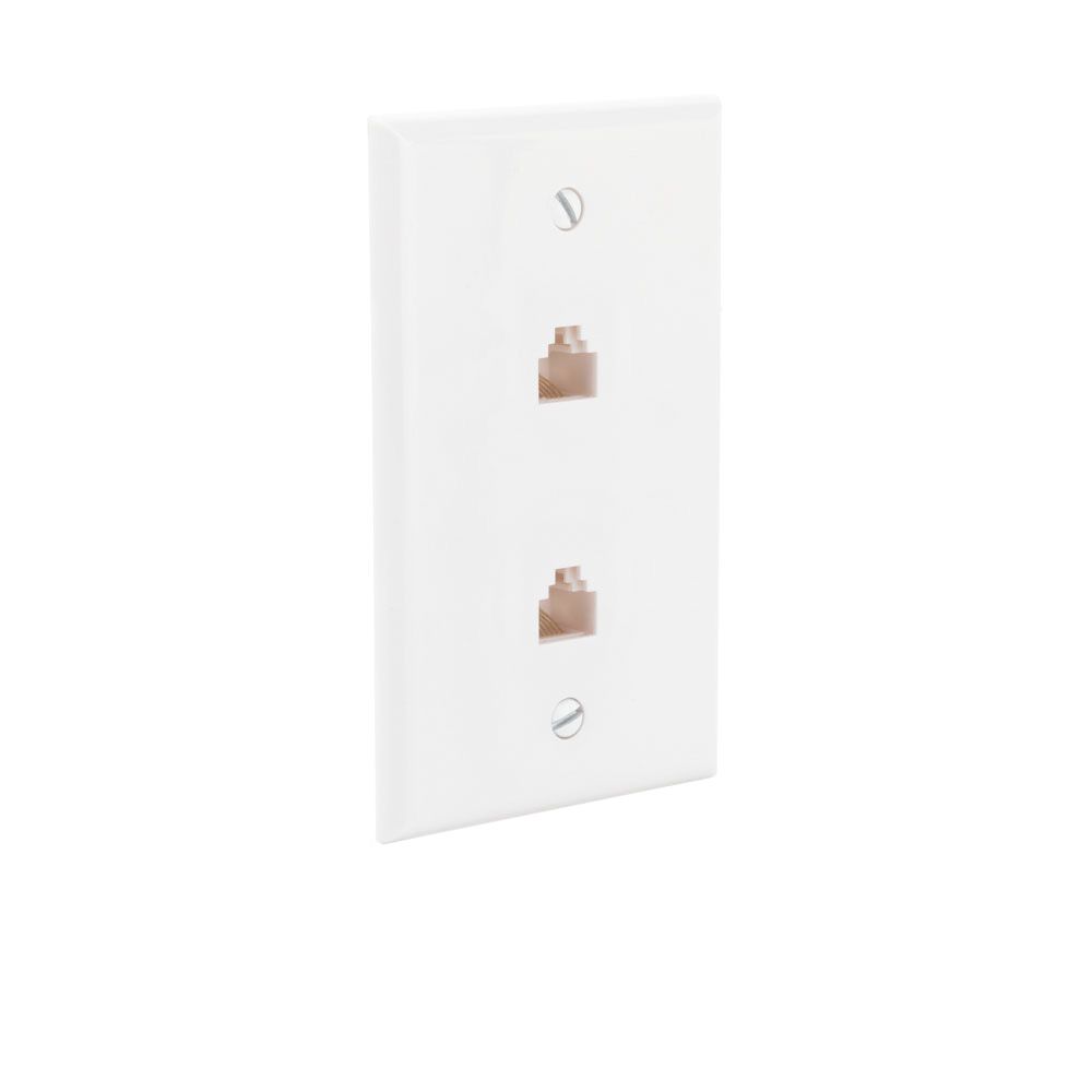 Commercial Electric Dual Ethernet Wall Plate | The Home Depot Canada