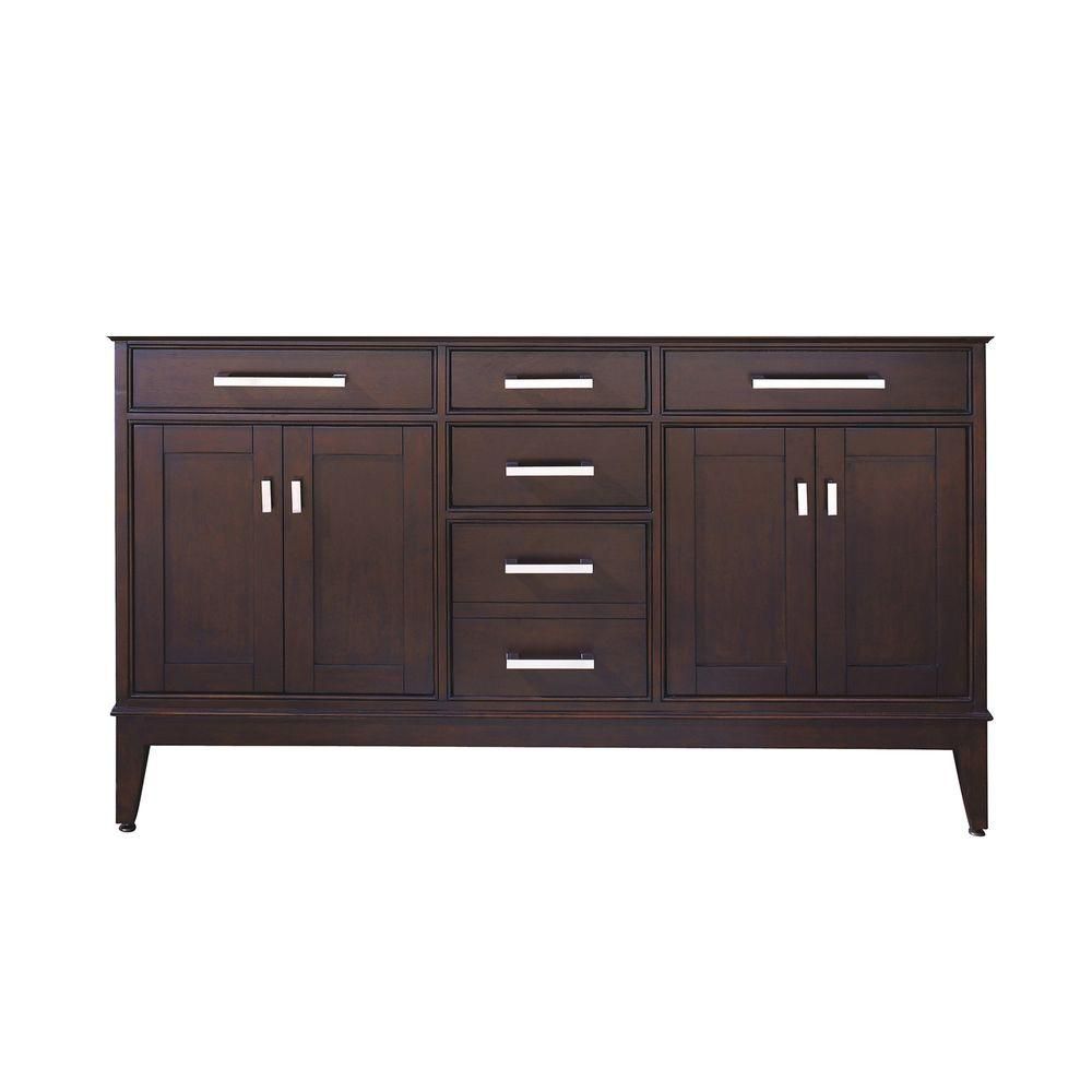 Avanity Madison 60-inch W x 21-inch D x 34-inch H Vanity ...