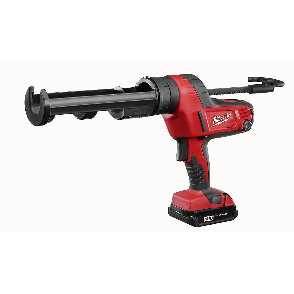 Milwaukee Tool Pistolet adhésif et à calfeutrer M18 sans fil de 10 oz