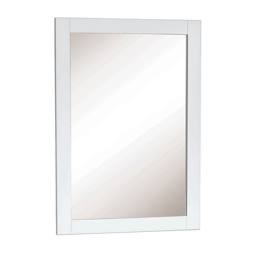 Woodnote 18 Inch White Framed Mirror | The Home Depot Canada