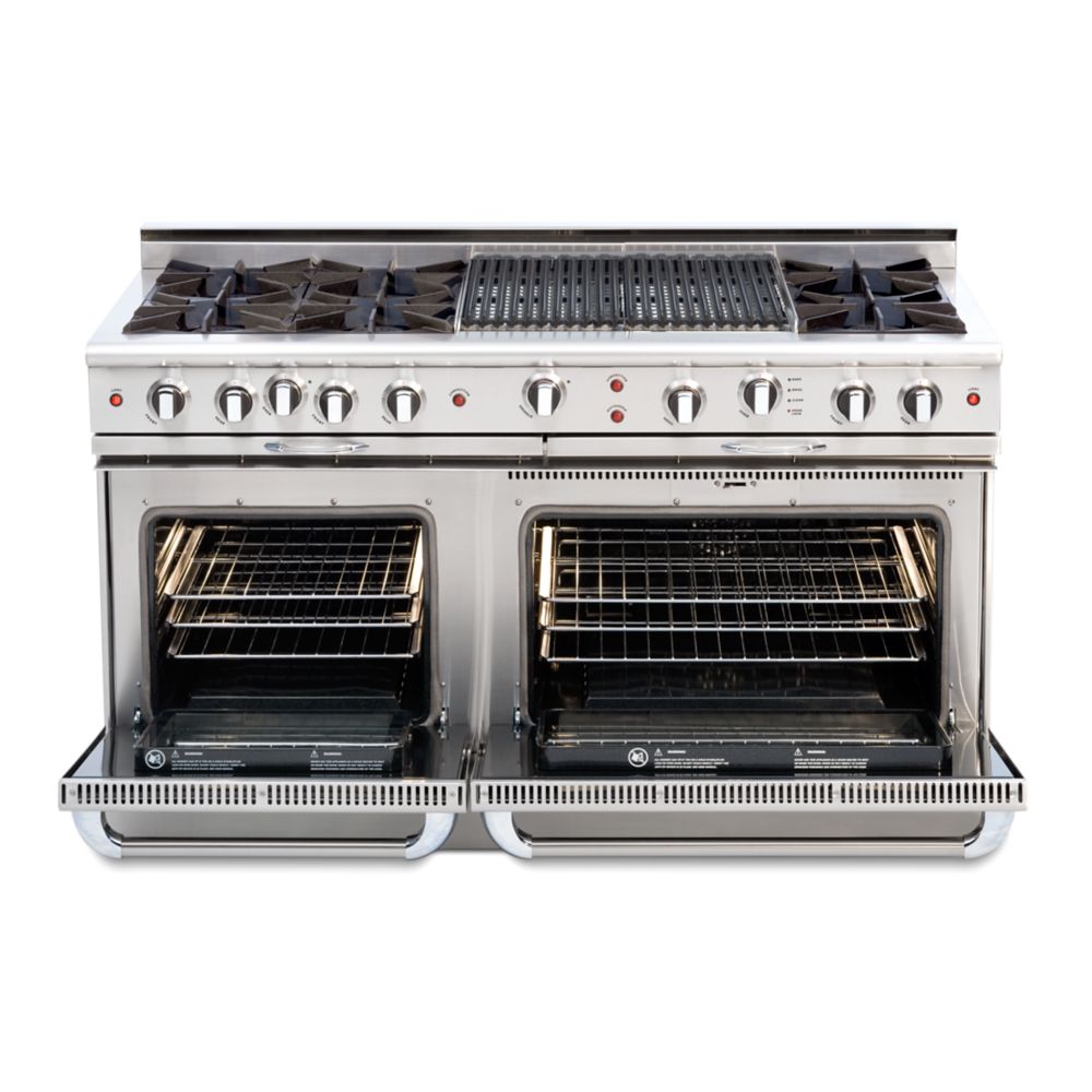 Culinarian Series 60inch 6 OpenTop Burner SelfCleaning Range with
