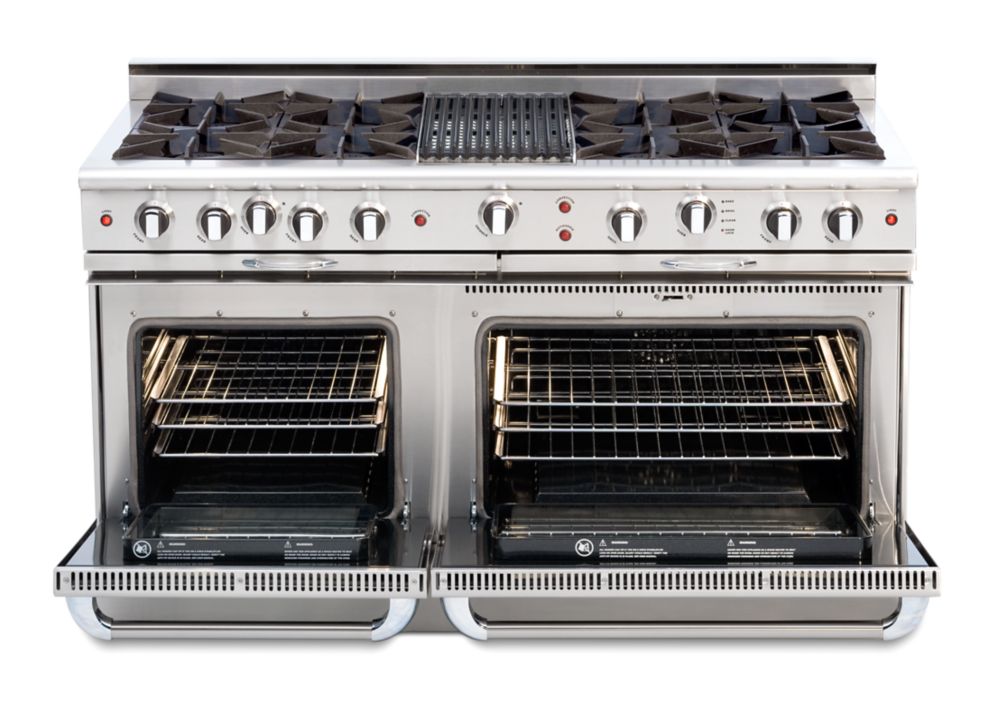 Capital Culinarian Series 60inch 8 OpenTop Burner SelfCleaning Range