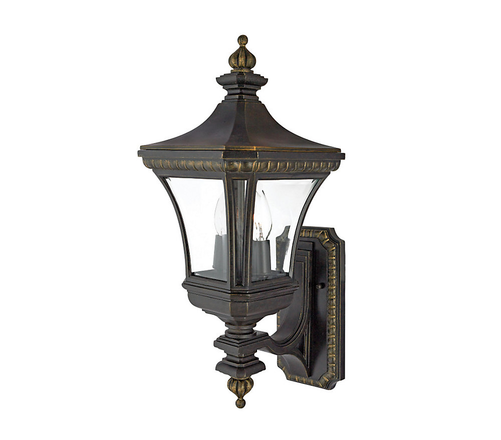 Monroe 2 Light Imperial Bronze Outdoor Wall Lantern