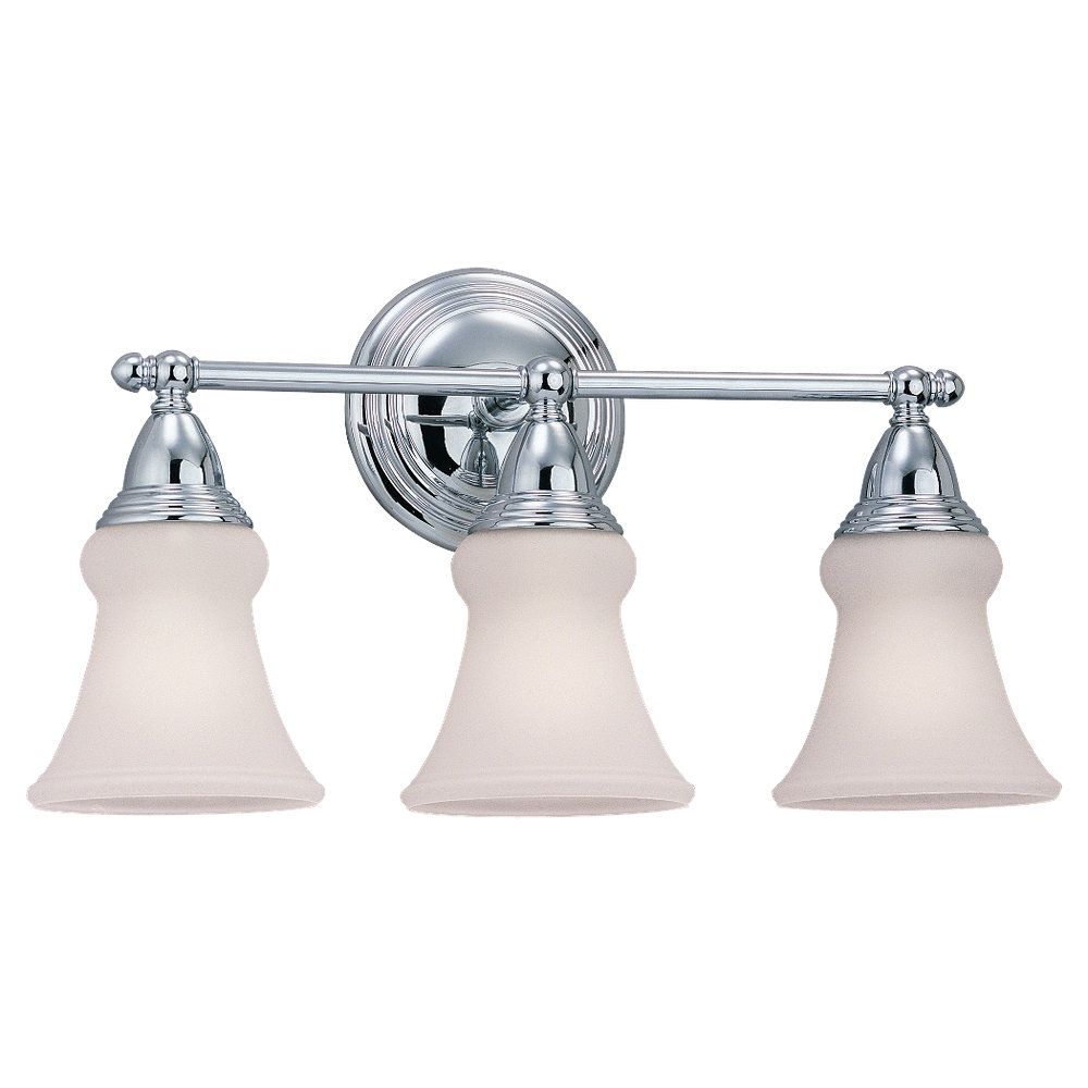 Sea Gull Lighting 3Light Chrome Bathroom Vanity The Home Depot Canada