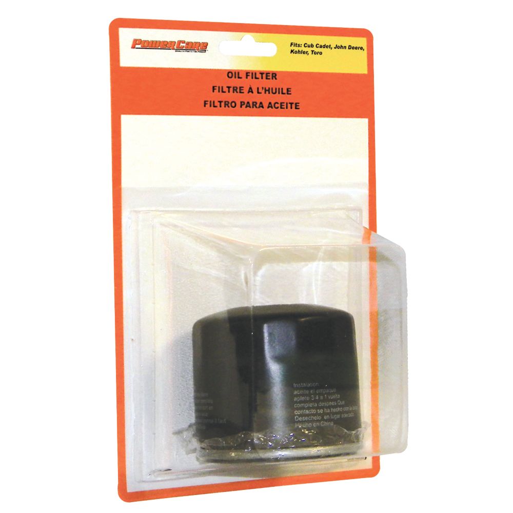 Power Care Oil Filter for Cub Cadet, John Deere, Kohler, & Toro Engines