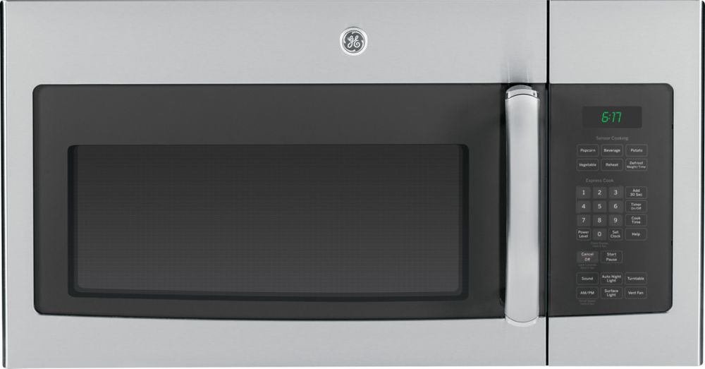 GE GE Stainless Steel 1.6 CF Over-The-Range Microwave Oven | The Home