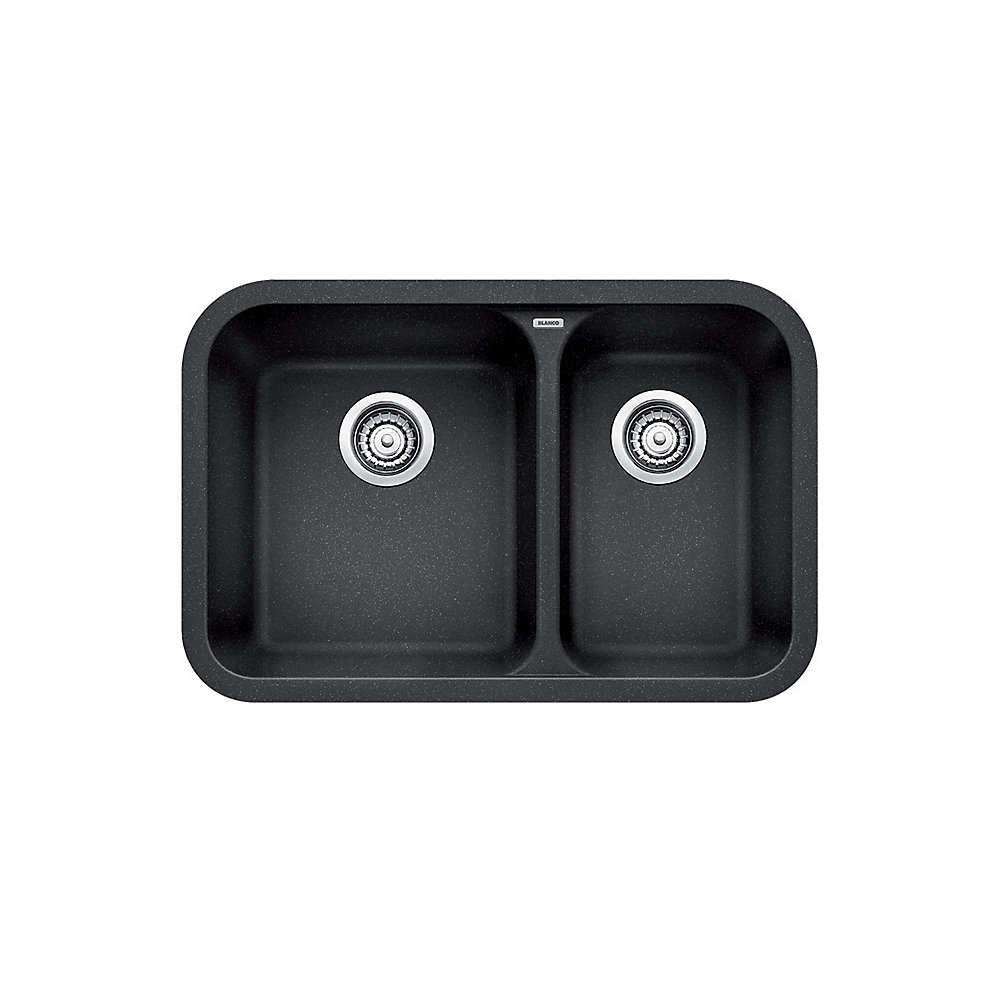 Vision U 1 Double Bowl Undermount Kitchen Sink Silgranit Granite Composite