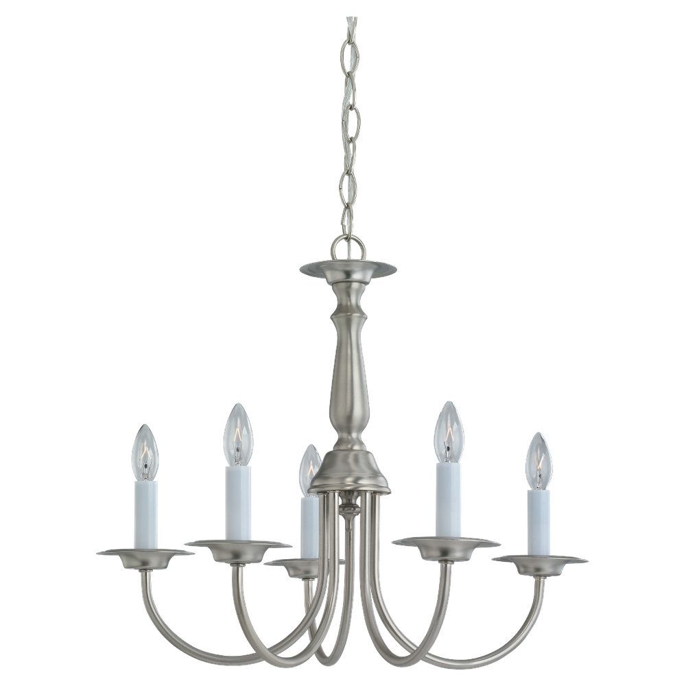 Sea Gull Lighting 5-Light Brushed Nickel Chandelier | The Home Depot Canada