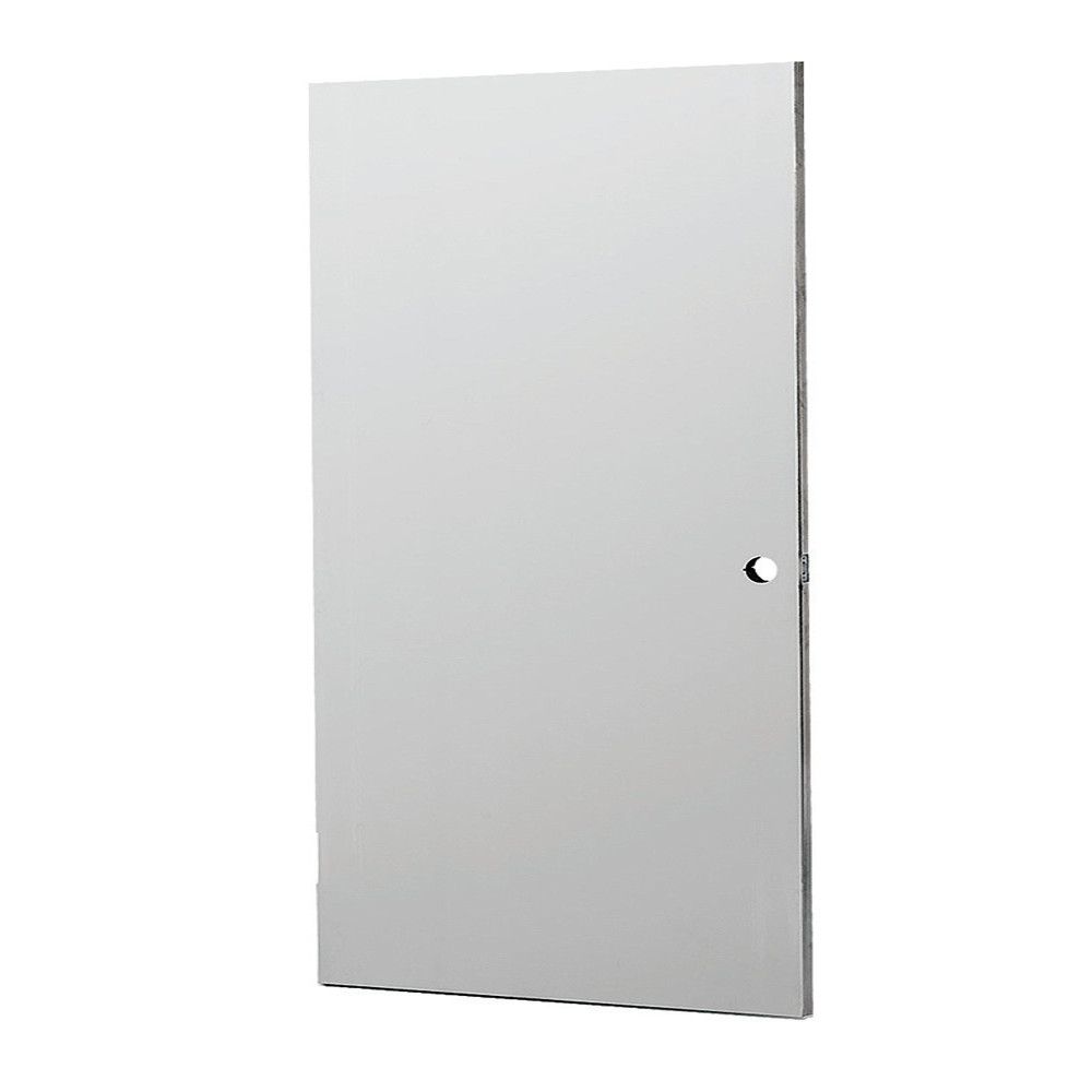 36x80 Steel Flush Door Reversible Swing