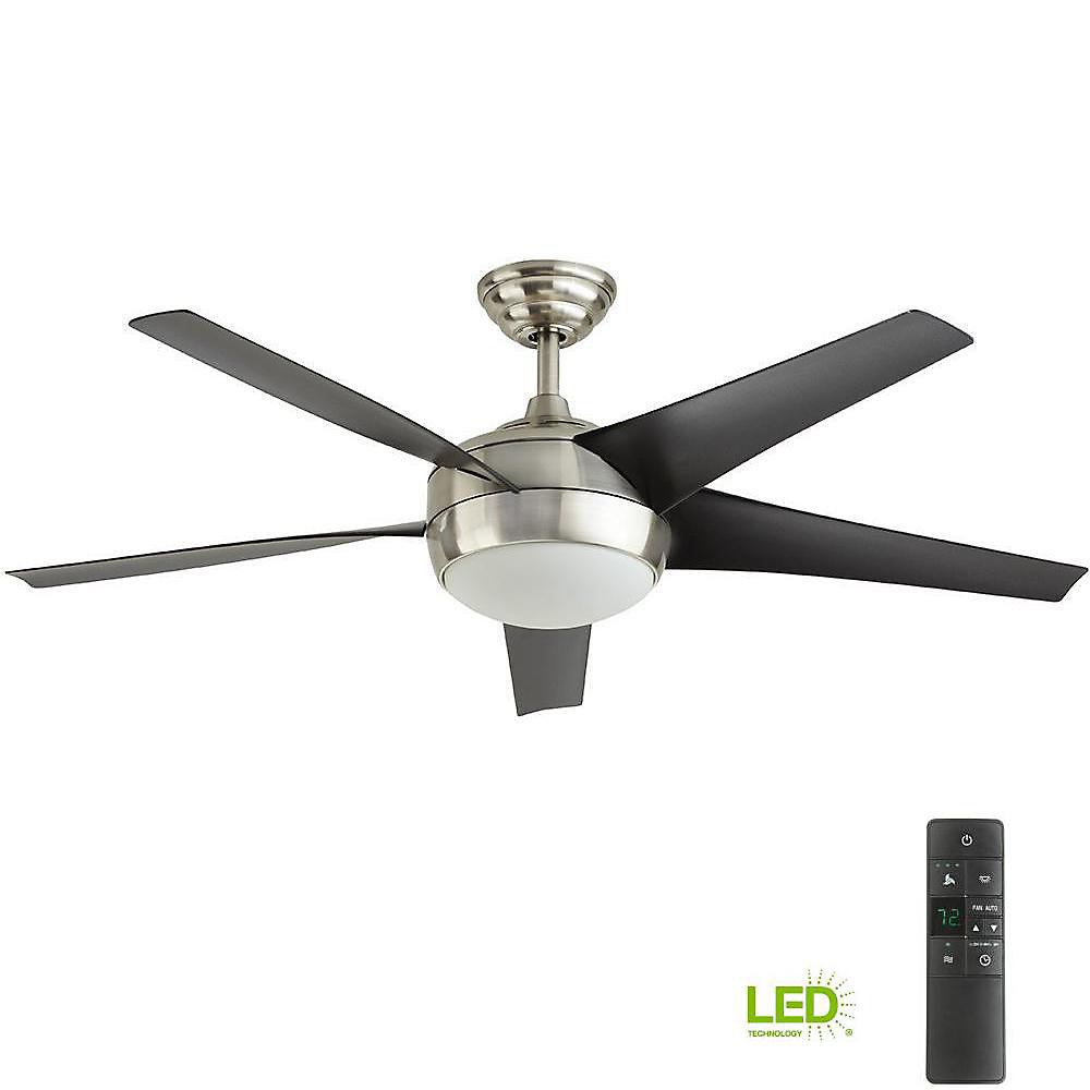 Windward IV 52 inch 5 Blade Brushed Nickel Indoor Ceiling   Windward IV 52 inch 5 Blade Brushed Nickel Indoor Ceiling