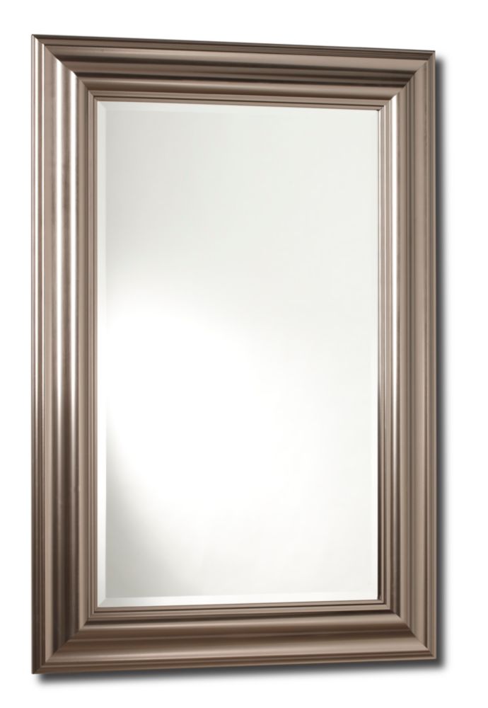 Tangerine Mirror Co The VanityG, Mirror Steam Silver 18 inches x 30