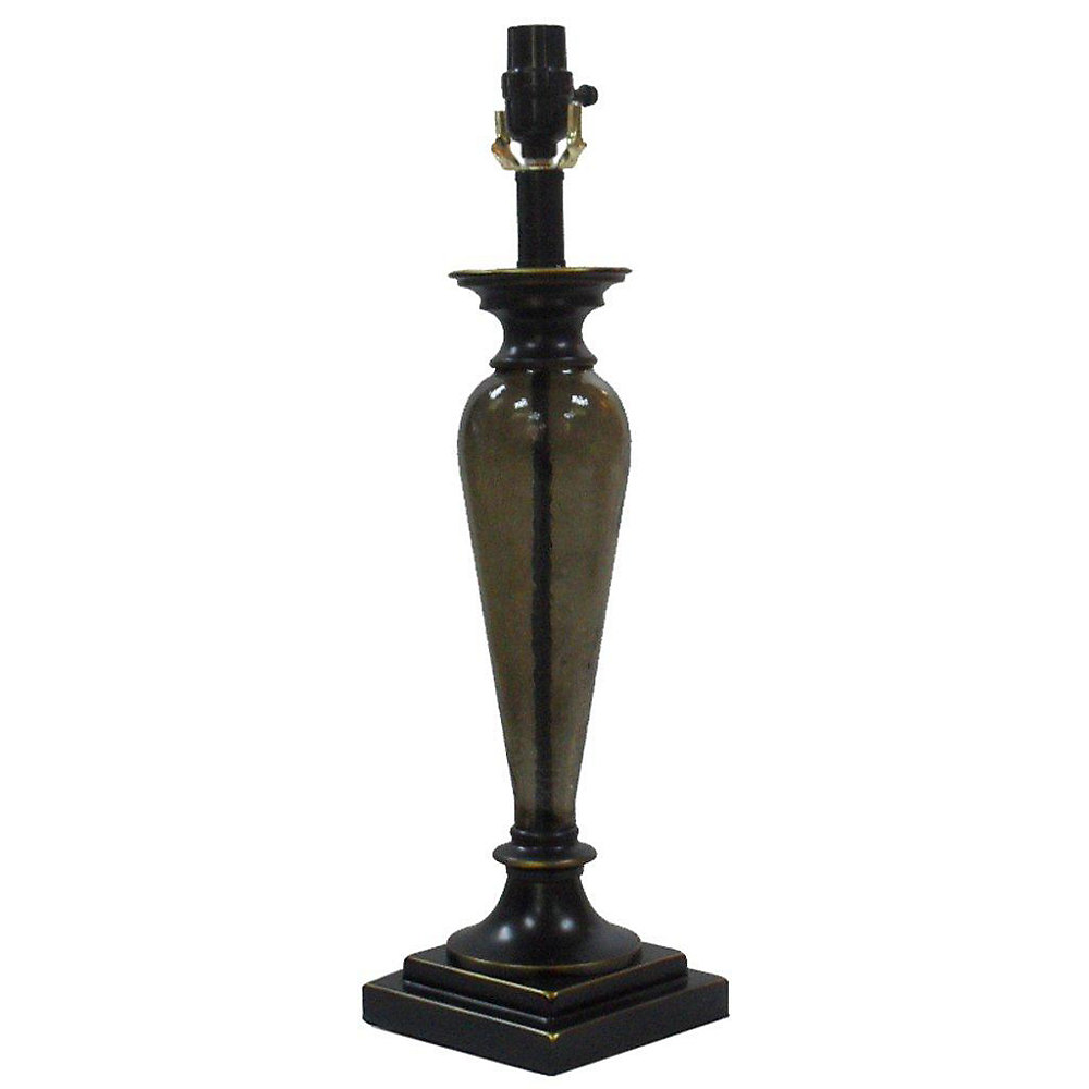 Hampton Bay Glass Table Lamp