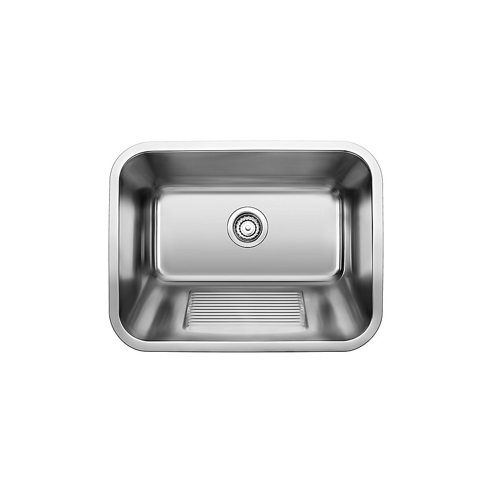 Stainless Steel Laundry Tub 1 Bowl Top Mount