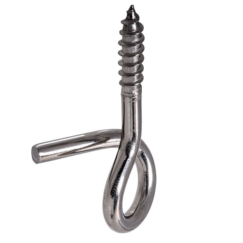 Hangman Stainless Steel Hangman Curly Q Outdoor Loop Hangers 12pcs