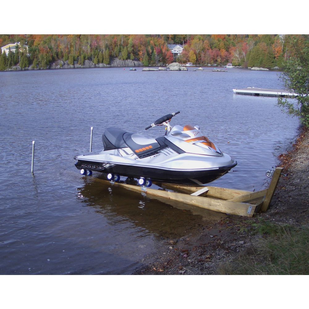 Kit de Rampe complet pour embarcations 2000 lb roues bleues