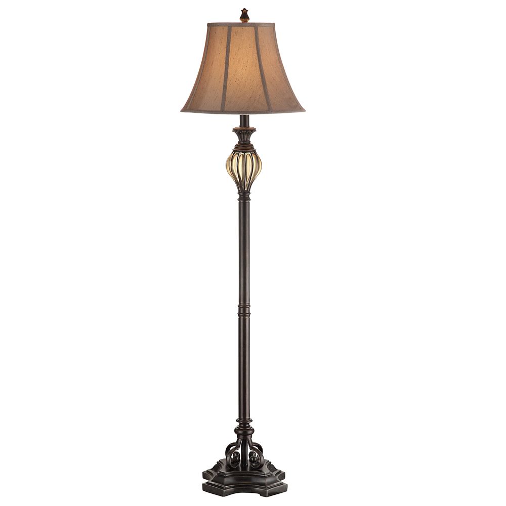 Floor Lamps Modern Industrial More The Home Depot Canada Hampton Bay 61 5 Inch Floor Lamp In Bronze With