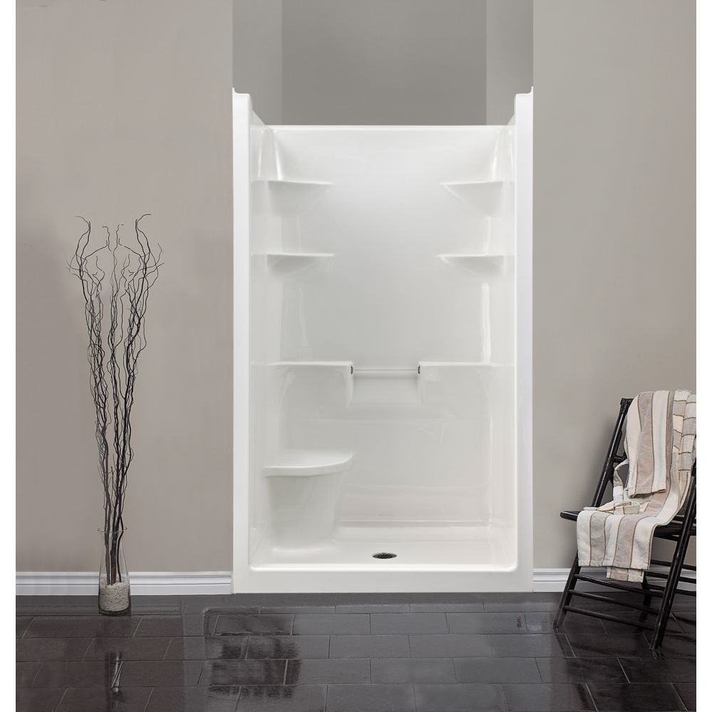 Mirolin Melrose 4 1 Piece  Acrylic Shower  Stall with Seat  Mirolin Melrose 4 1 Piece  Acrylic Shower  Stall with Seat