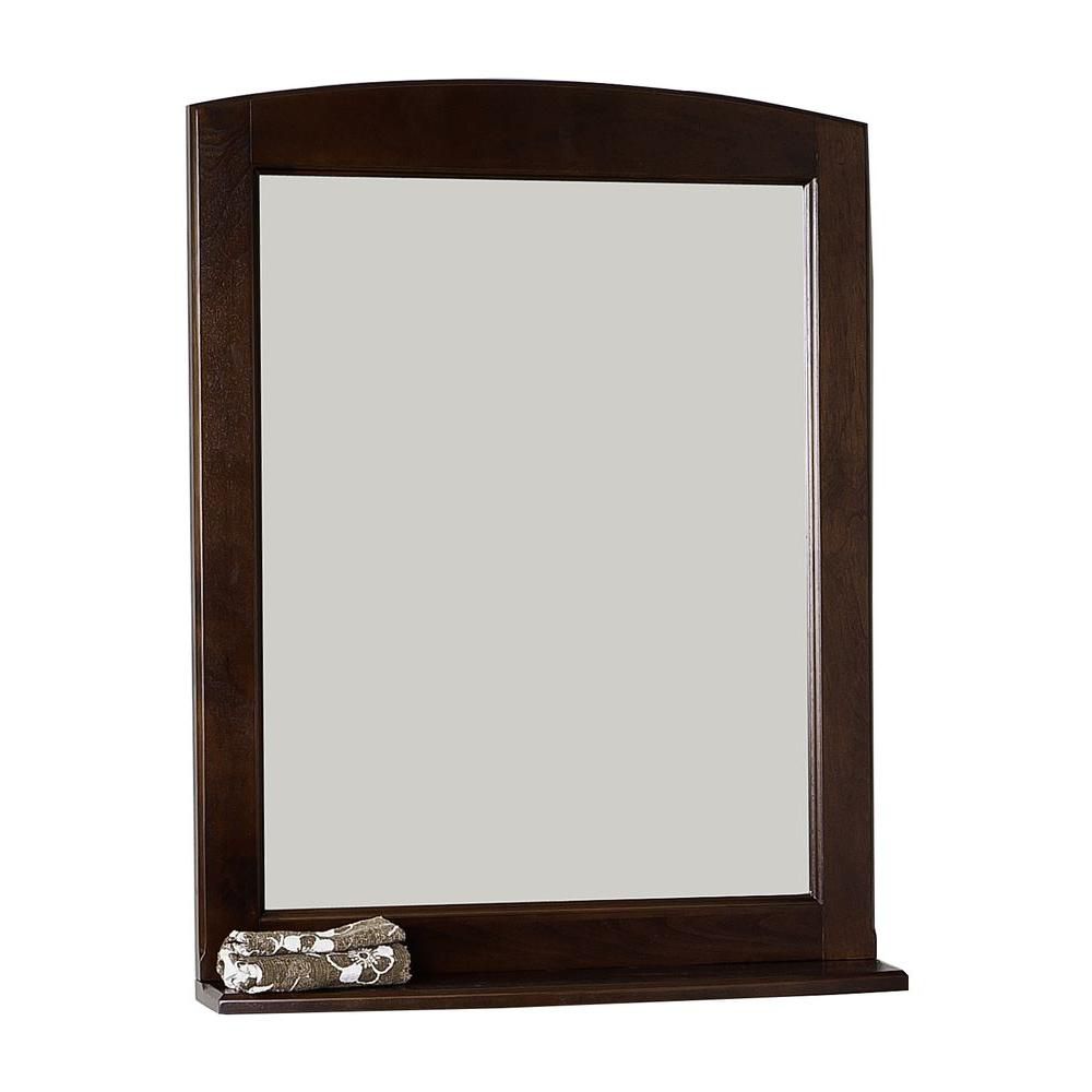 rectangle wood mirror