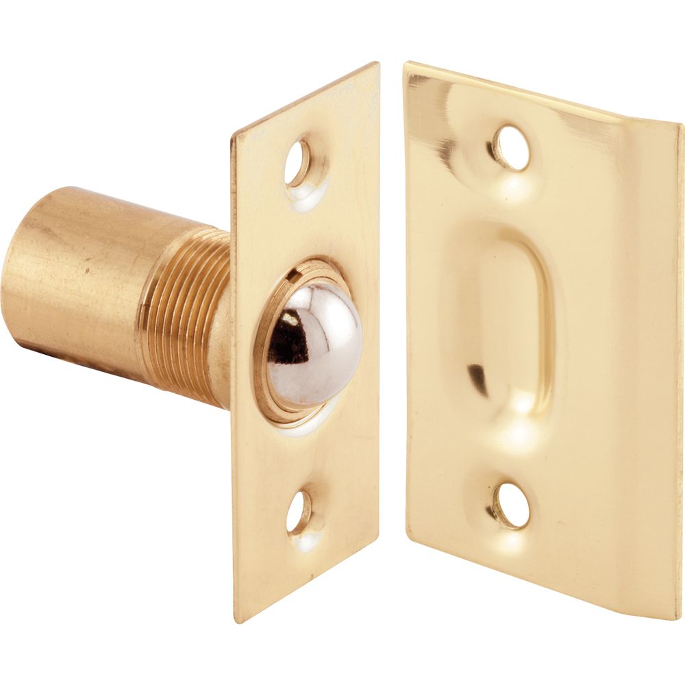Richelieu Double Roller Catch With Diamond Strike Zinc The Home Prime Line 2 1 8 Inch Closet Door Large Ball Catch