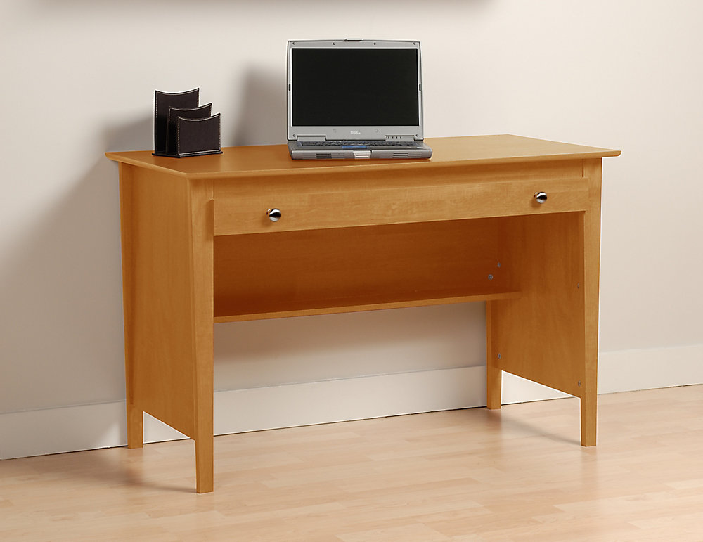 Maple Contemporary Computer Desk