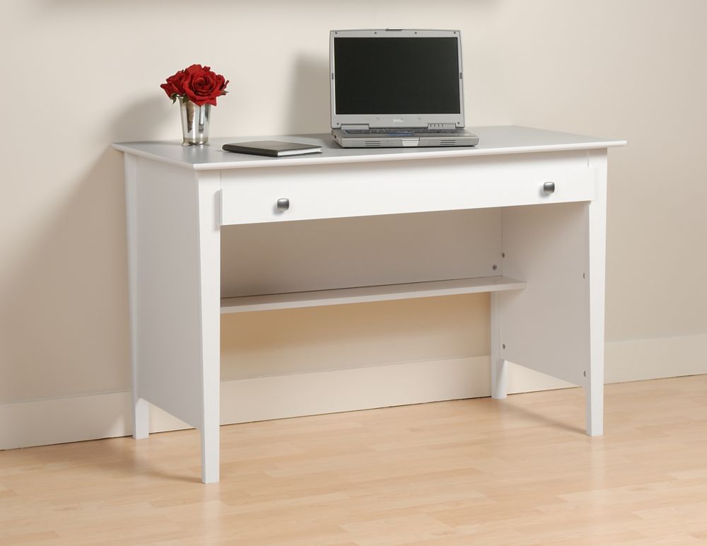 Prepac White Contemporary Computer Desk