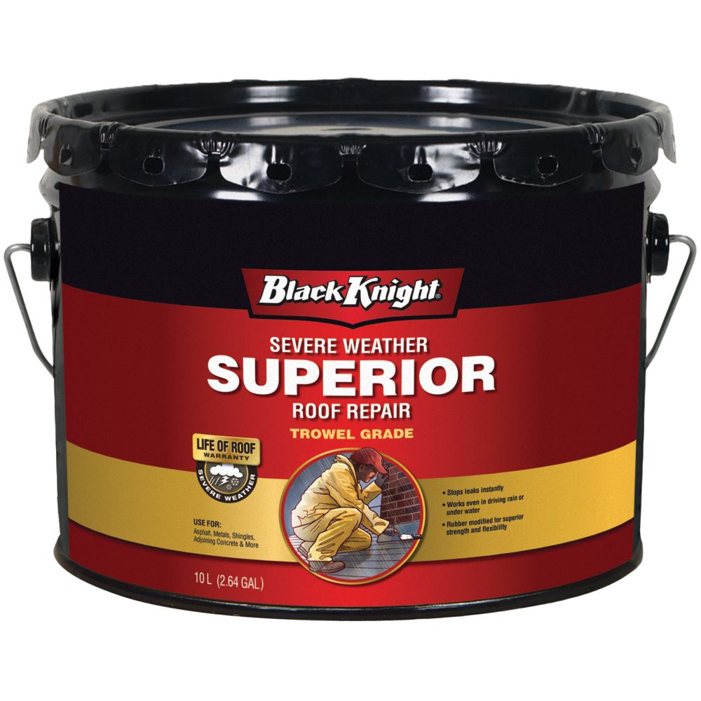 Black Knight Severe Weather Superior Roof Repair 10L The Home Depot