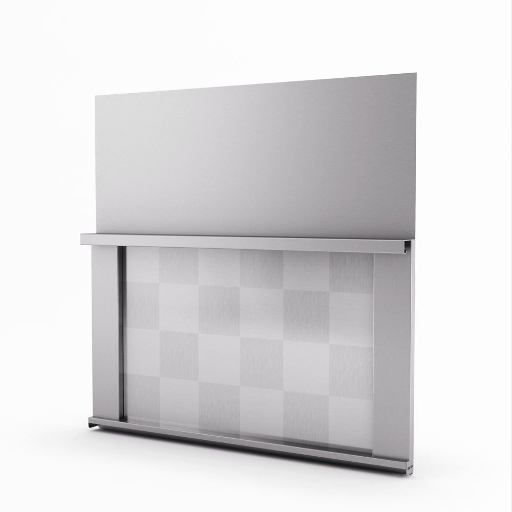 Inoxia Backsplashes Omega 30inch Real Stainless Steel Backsplash  The Home Depot Canada