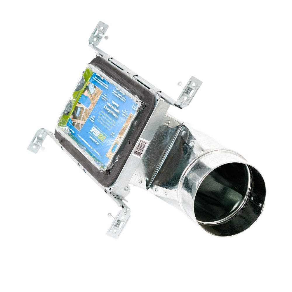 SpeediBoot 4 in. x 8 in. x 4 in. Torpedo End Register Vent Boot with