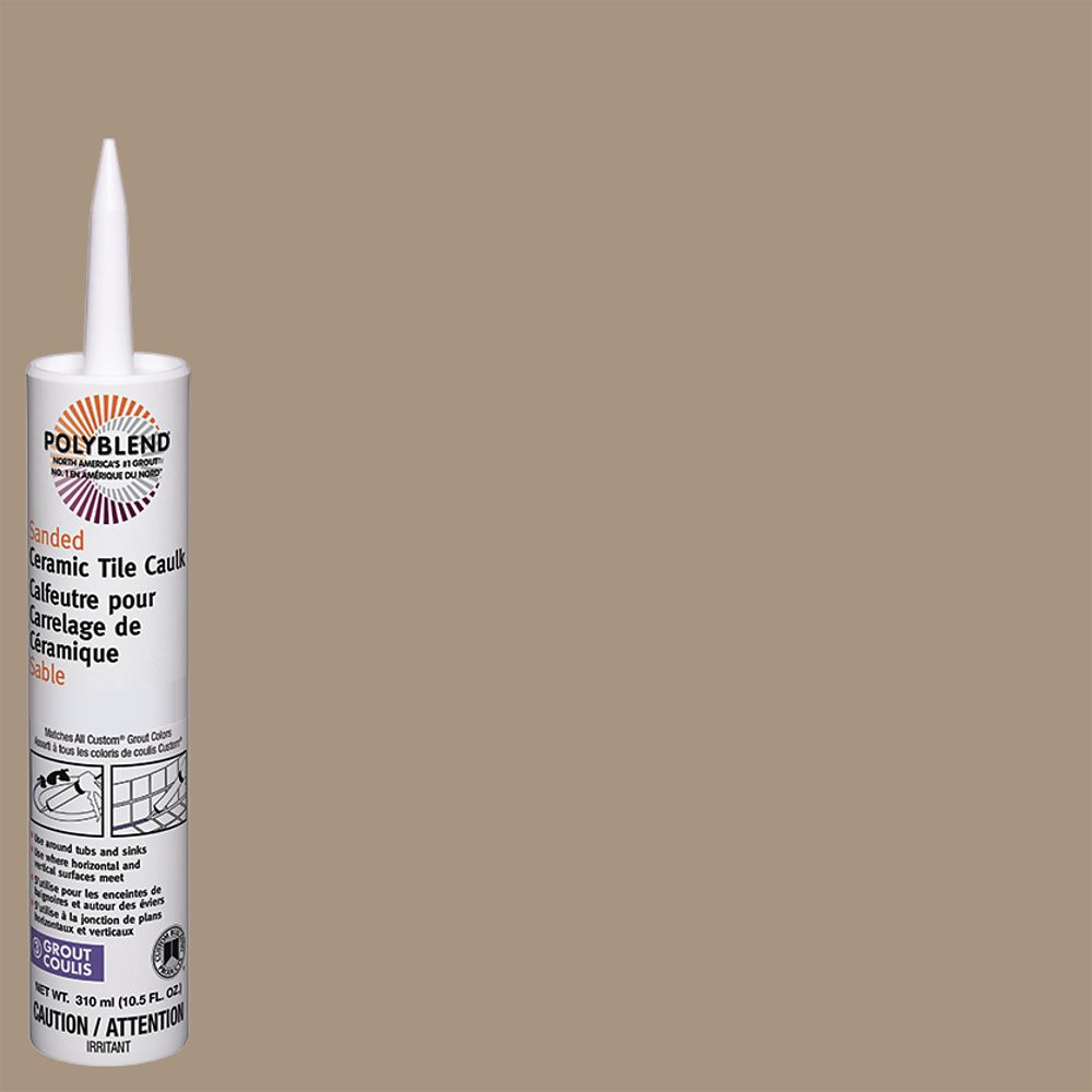Custom Building Products Sanded Ceramic Tile Caulk 145 Light Smoke 310